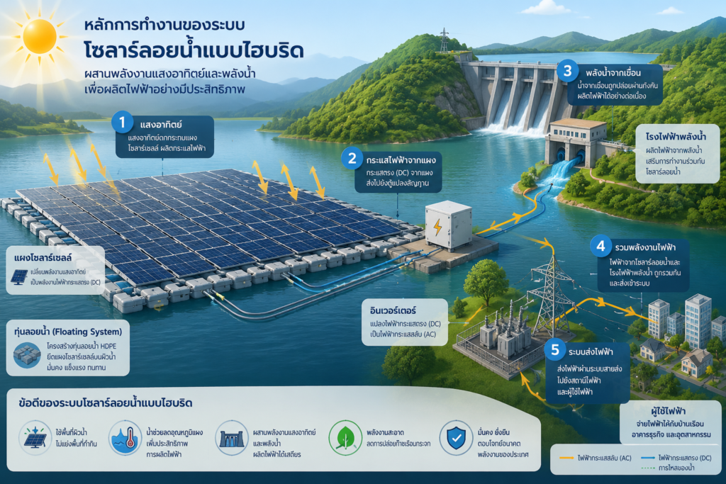 ​โซลาร์ลอยน้ำ