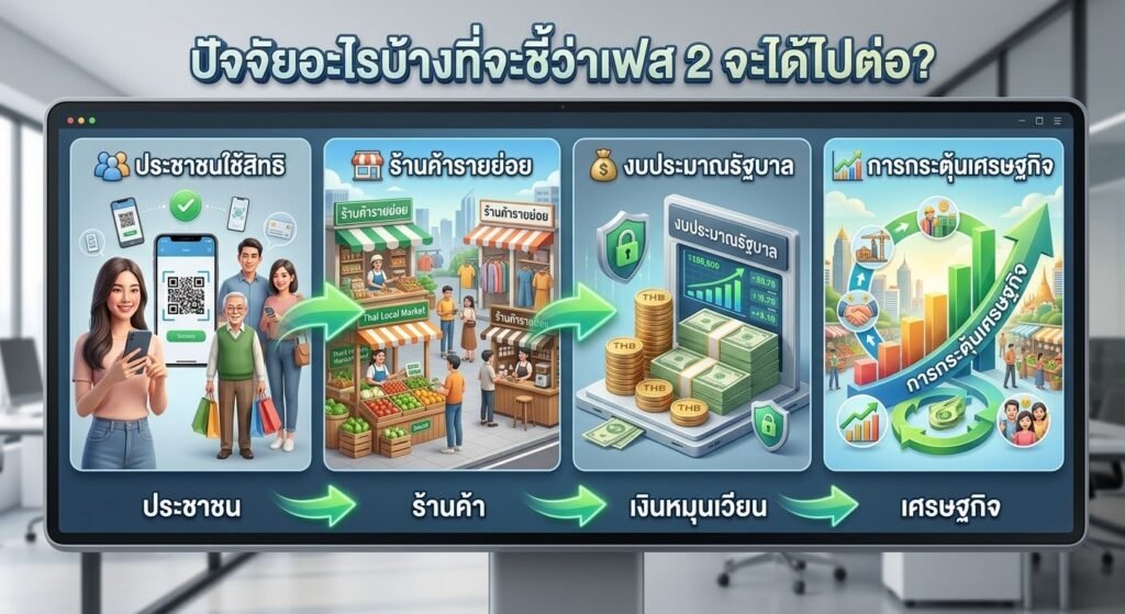 ปัจจัยที่อาจส่งผลต่อไทยช่วยไทย พลัส เฟส 2
