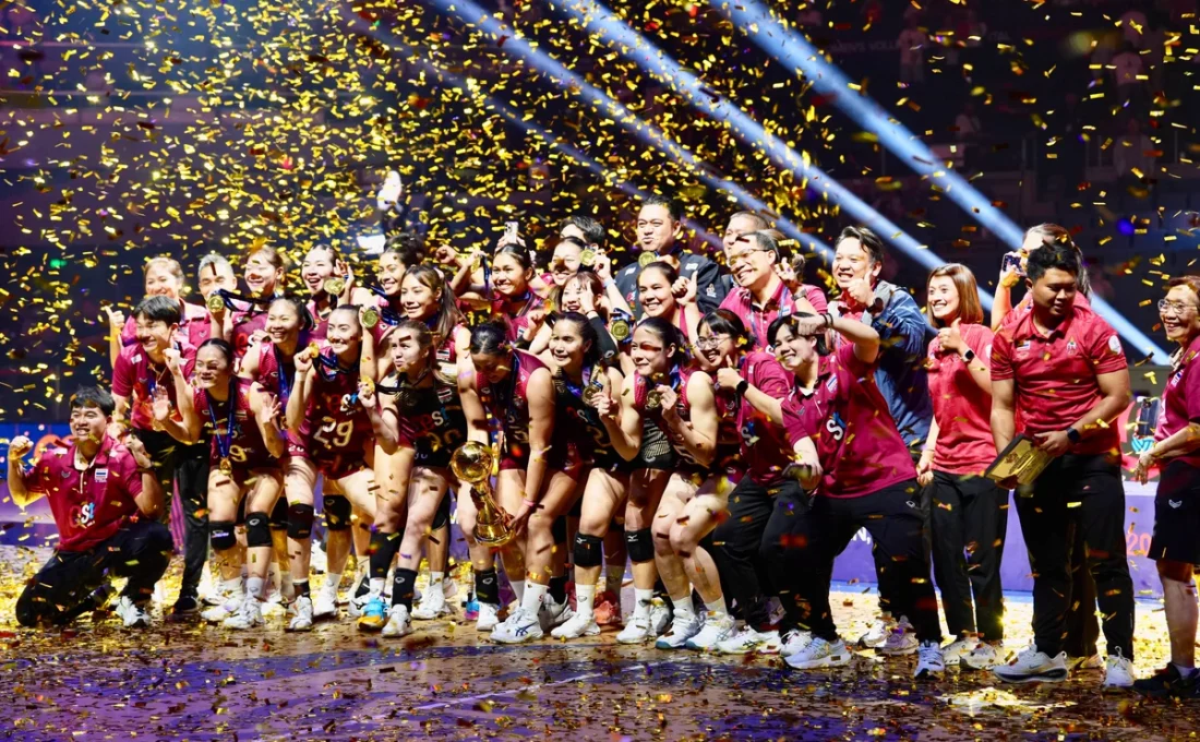 วอลเลย์บอลหญิงไทยคว้าแช้มป์
