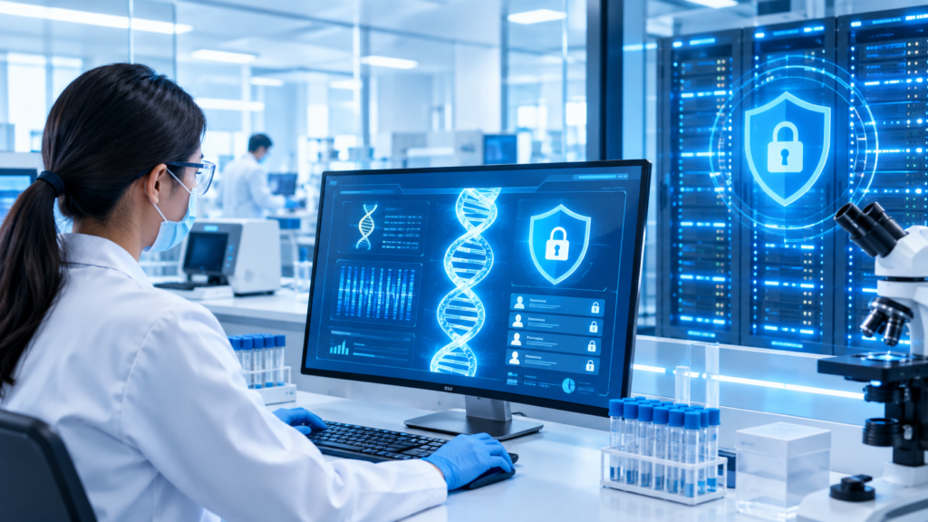 มาตรการรักษาความปลอดภัยข้อมูลผลตรวจ DNA ในห้องปฏิบัติการ
